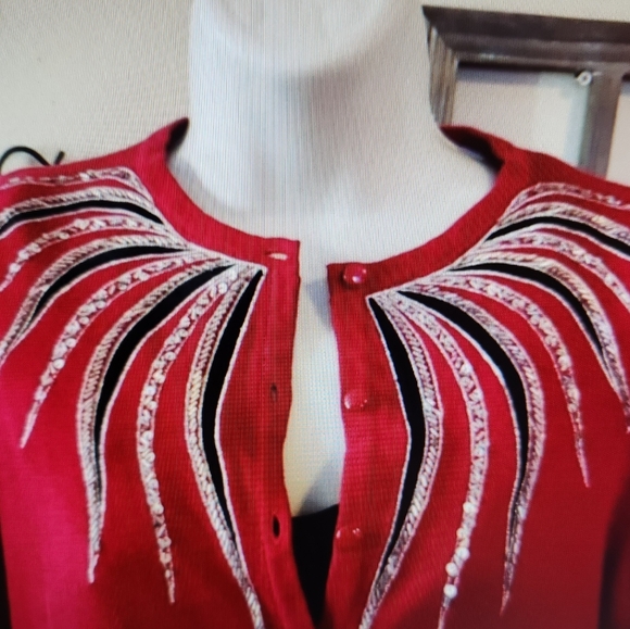 Bob Mackie Sweater Size XS Vintage - Picture 3 of 6